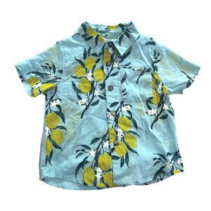 Blue Rooster Jack Shirt in Lemon Blue
